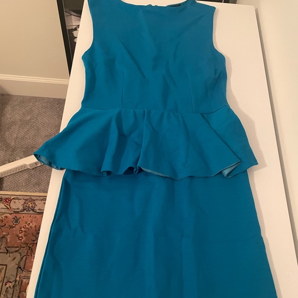 aqua peplum dress Dresses | Aqua Peplum Dress